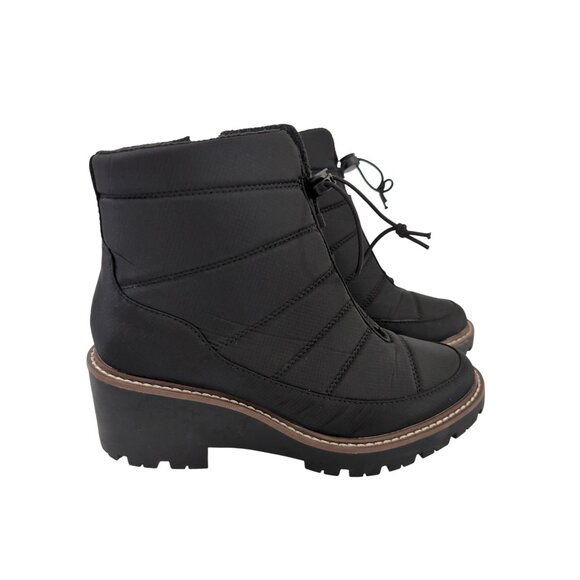 Blondo Daisy Ankle Boot Women 6.5 Black Waterproof Quilted Puffer Winter Outdoor - Picture 7 of 12